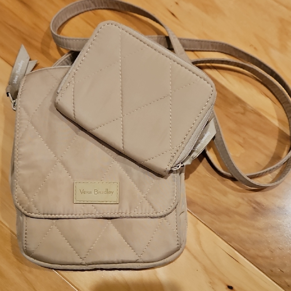 Vera Bradley Ultralight RFID Crossbody Mini Hipster Bag and Zip-Around Wallet